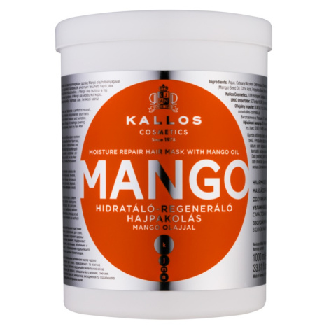 Kallos Mango posilující maska s mangovým olejem 1000 ml