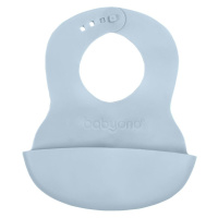 BabyOno Be Active Soft Bib bryndák Blue 6 m+ 1 ks