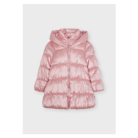 Zimní prošívaný kabát světle růžový MINI Mayoral