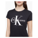 Calvin Klein dámské tričko Iconic Logo černé T1035