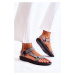 Klasické dámské sandály na suchý zip Kalla