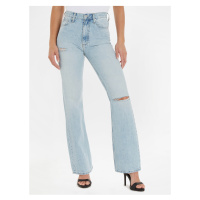 Světle modré dámské bootcut džíny Calvin Klein Jeans