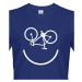 Pánské tričko Cyklo úsměv vám vždy zvedne náladu