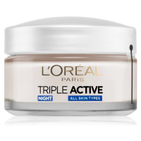 L’Oréal Paris Triple Active Night noční hydratační krém pro všechny typy pleti 50 ml