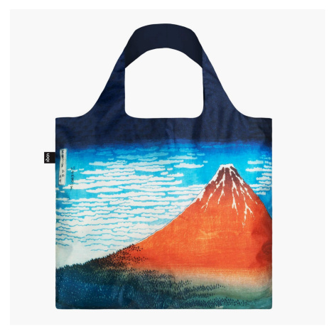 Skládací nákupní taška LOQI KATSUSHIKA HOKUSAI Red Fuji