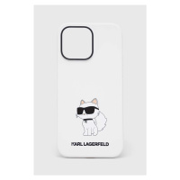 Obal na telefon Karl Lagerfeld iPhone 14 Pro Max 6,7'' bílá barva