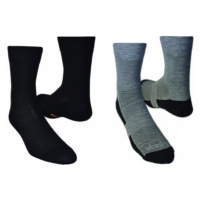 Ponožky Vavrys Light Trek Coolmax 2-pack černá-šedá