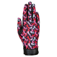 Rukavice jezdecké Emily HKM, dětské, black/pink