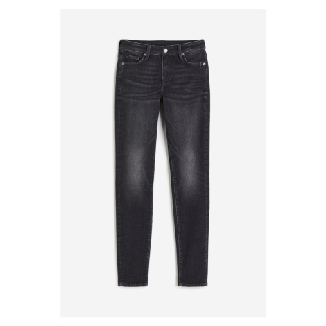 H & M - Skinny Regular Ankle Jeans - černá H&M