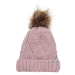 COLOR KIDS-Hat w. detachable fake fur, zephyr Červená 56cm