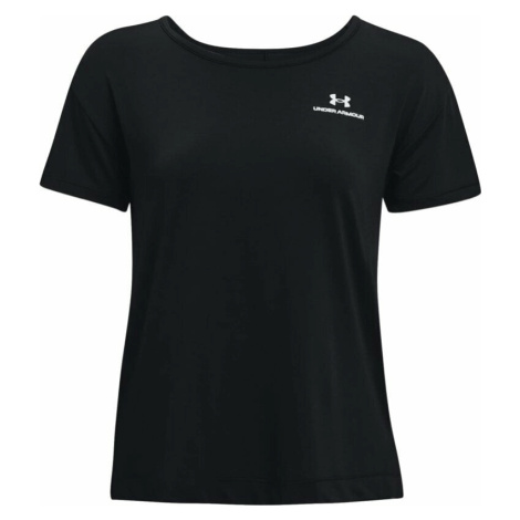 Under Armour UA W Rush Energy Core Black/White Běžecké tričko s krátkým rukávem