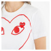 Comme des Garçons PLAY Heart Logo Short Sleeve Tee White