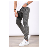 Madmext Skinny Fit Men's Smoked Jeans 5680