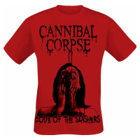 Cannibal Corpse Code Of Slashers Tričko červená