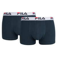 Fila MAN BOXERS 2 PACK Pánské boxerky, tmavě modrá, velikost