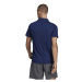 adidas TRAIN ESSENTIALS POLO SHIRT Pánské tréninkové tričko, tmavě modrá, velikost