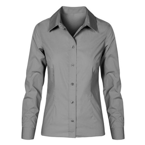 Promodoro Dámská košile s dlouým rukávem E6315 Steel Grey -Solid