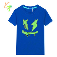Chlapecké tričko - KUGO HC9292, modrá Barva: Modrá