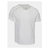 Sada dvou bílých pánských triček s krátkým rukávem Jack & Jones Basic