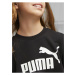 Černé holčičí šaty Puma ESS+ Logo Dress