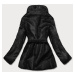 Černá dámská bunda s límcem model 16151699 - Ann Gissy