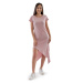 Dámské šaty Barrsa Cool Dress Slant pink