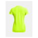 Žluté dámské tričko Under Armour Tech SSV - Solid-YLW