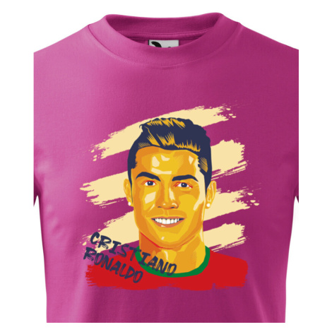 Dětské tričko s potiskem Cristiano Ronaldo -  dětské tričko pro milovníky fotbalu BezvaTriko