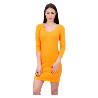 Kesi Dámské mini šaty Iblimrei neonově-oranžová Oranžová