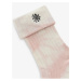 Krémovo -růžové dámské vzorované ponožky VANS Divine Energy