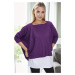 81734 Dewberry Knitwear Womens Poncho-MOR