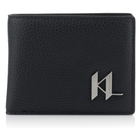 Peněženka karl lagerfeld k/turnlock bifold wallet černá