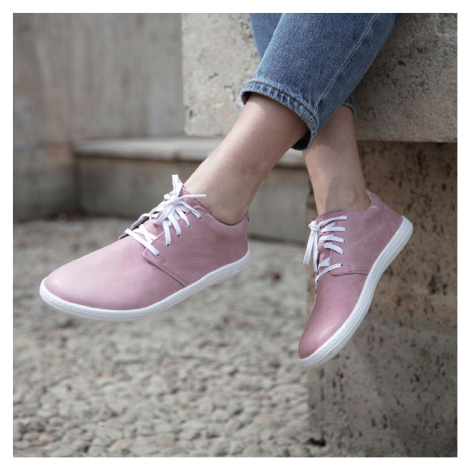 Růžové dámské vycházkové tenisky