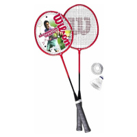 Wilson Badminton 2 Pieces Kit V2 Red/Black L3 Badmintonový set