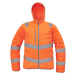 Cerva Montrose Pánská zimní bunda s HI-VIS pruhy 03010578 oranžová