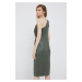 Šaty Lauren Ralph Lauren zelená barva, mini