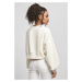 Ladies Organic Oversized Short Terry Cardigan - whitesand