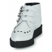 TUK POINTED CREEPER 3 BUCKLE BOOT Bílá