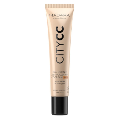 MÁDARA - CC Hyaluronic Anti-Pollution CC Cream SPF 15 BB a CC cream 40 ml Světle hnědá unisex