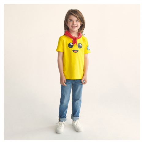 Reserved - Bavlněné tričko Fortnite - Žlutá