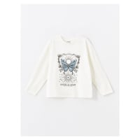 LC Waikiki Crew Neck Printed Girl's T-Shirt