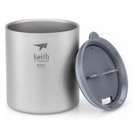Titanový termohrnek s víčkem Mug Keith® 600 ml