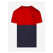 Šedo-červené pánské tričko SAM 73