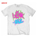 Blink 182 tričko, Neon Logo White, dětské