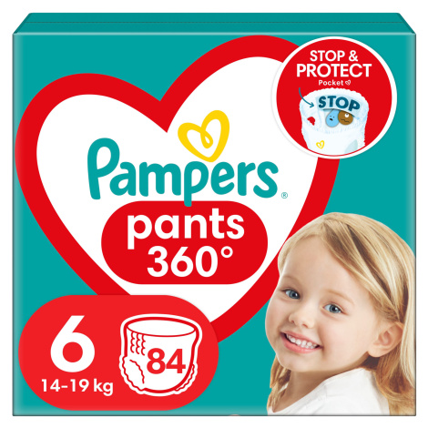 Pampers Active Baby Pants Kalhotkové plenky vel. 6, 14-19 kg, 84 ks
