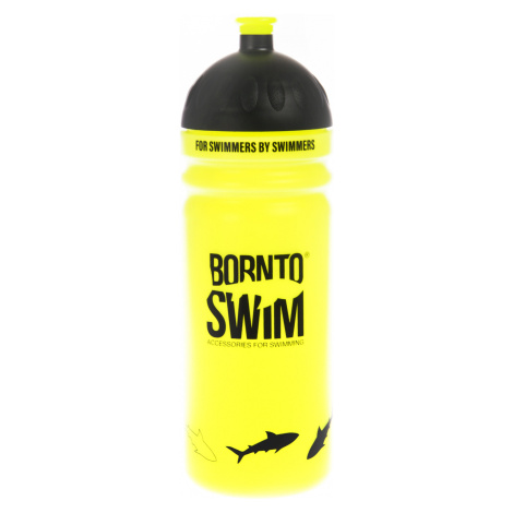 Lahev na pití borntoswim shark water bottle žlutá