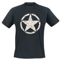 Gasoline Bandit Army Star Tričko černá