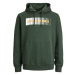 Jack & Jones 12233599 ECORP LOGO SWEAT HOOD Zelená