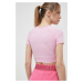 Tričko Guess ALINE růžová barva, V3RP16 KABR0