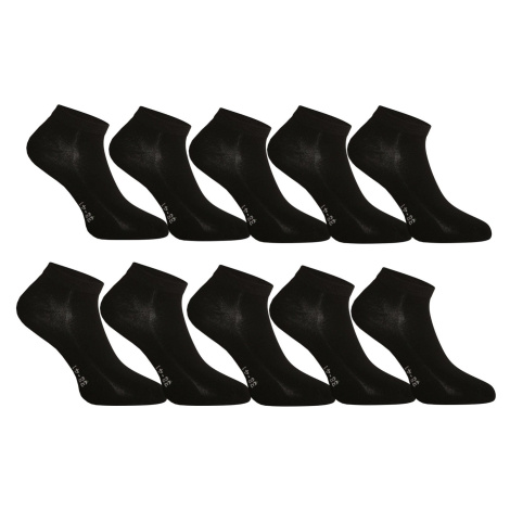 10PACK ponožky Gino bambusové černé